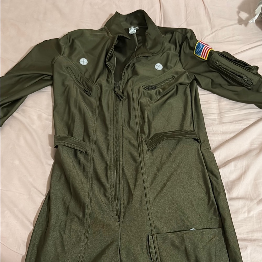 Top Gun  Women's Flight Costume 🤍💚